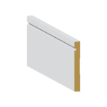 Baseboard Modern MDF 5 1/4"