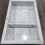 2 Shelves Quartz Niche Calacutta